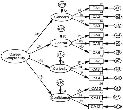Career adapt-ability scale -short form: Validation among early career stage of Chinese university graduates